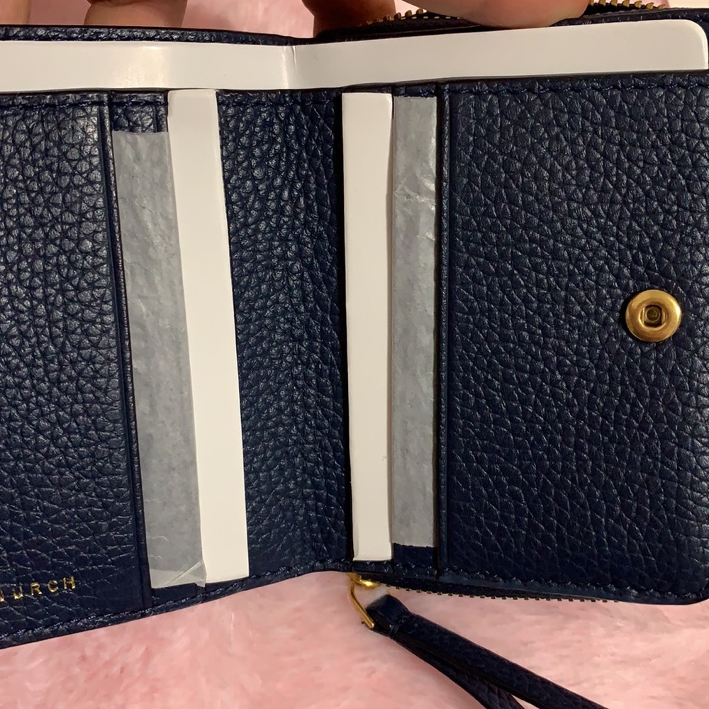 💙Tory Burch Britten Mini Wallet💙Royal Navy - Picture 8 of 11